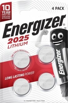 Energizer CR2025 4'lü Düğme / Para Pil kullananlar yorumlar